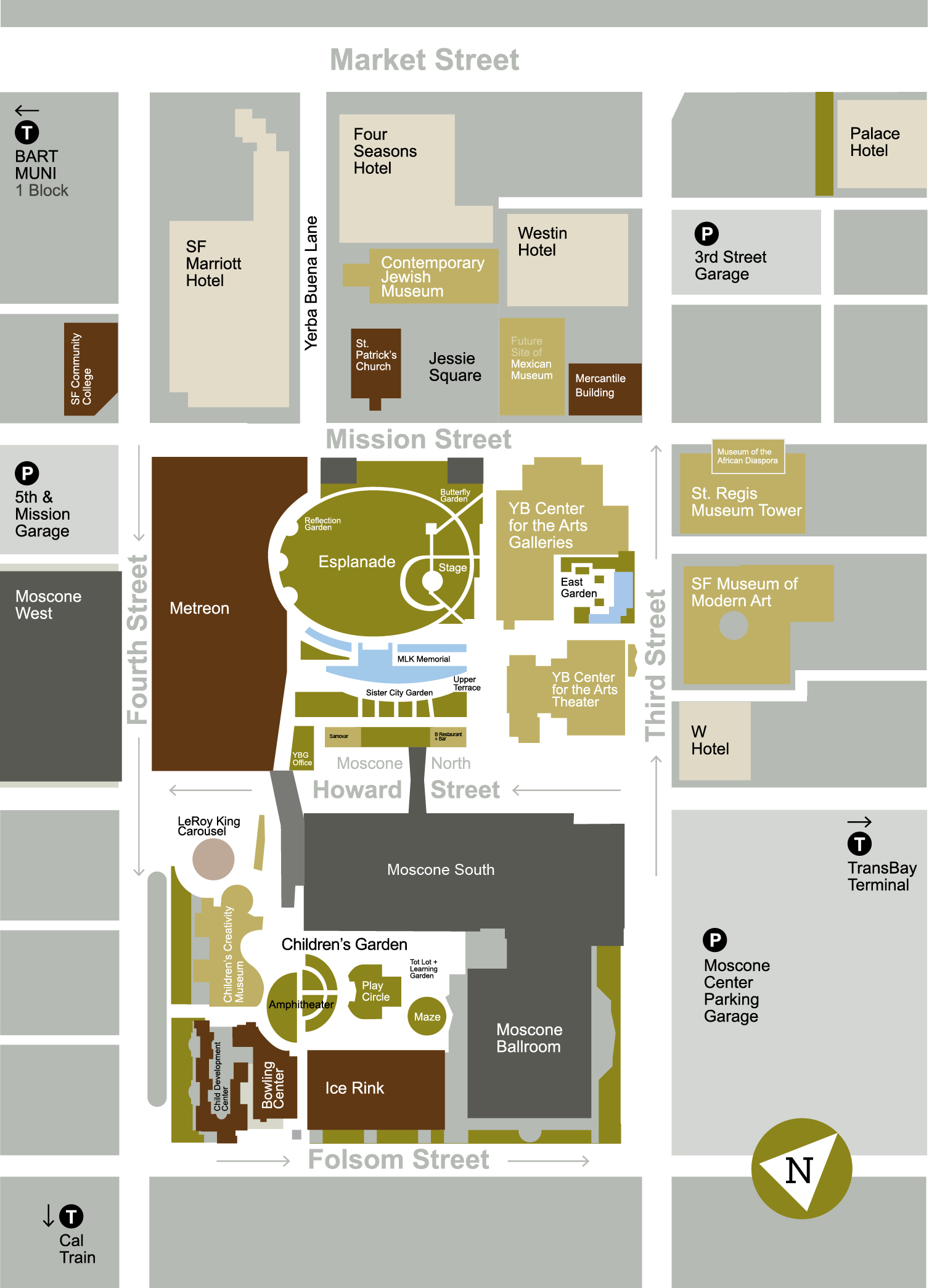 Yerba Buena Gardens | Map